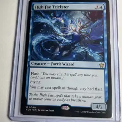 High Fae Trickster Foundations Regular Card #40 NM Condition MTG FDN - Image 1