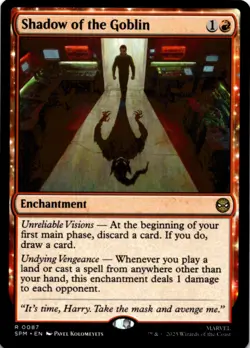 MTG Shadow of the Goblin Normal NM Marvel's Spider-Man Magic 87 - Image 1
