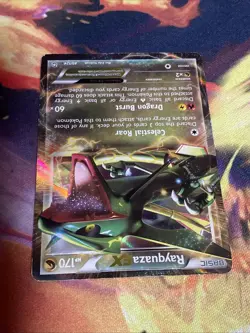 Rayquaza EX 85/124 Dragons Exalted Holo Ultra Rare Pokemon TCG Card - Image 3