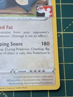 Snorlax 143/196 Rare Prize Pack Series Cards Pokemon NM - Image 4