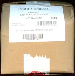DESTINED RIVALS 3-Pack Blister Case SEALED 24 Ct (72 Packs Pokemon Cards) - Image 1