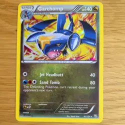 GARCHOMP 91/124 POKEMON CARD (DRAGONS EXALTED SET) CRACKED HOLO DECK EXCLUSIVE - Image 2
