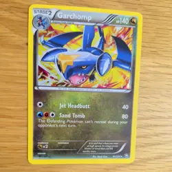 GARCHOMP 91/124 POKEMON CARD (DRAGONS EXALTED SET) CRACKED HOLO DECK EXCLUSIVE - Image 3