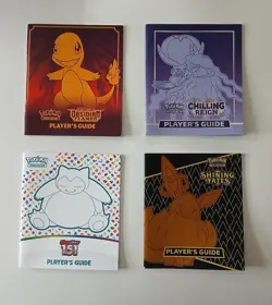 Pokemon TCG Player's Guide Booklet Lot 4 Obsidian Flames 151 Shining Fates ETB - Image 1