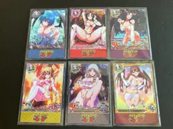 High School DXD White Outfits #2 - 6 cards - READ DESCRIPTION - Goddess Story - Image 1
