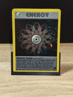Pokemon TCG Rainbow Energy 17/82 Team Rocket Holo Rare English 2000 WotC - Image 2