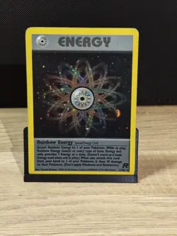 Pokemon TCG Rainbow Energy 17/82 Team Rocket Holo Rare English 2000 WotC - Image 5