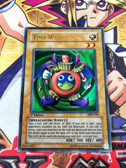 Time Wizard mrd-065 1st Edition (LP) Ultra Rare Yu-Gi-Oh! - Image 1