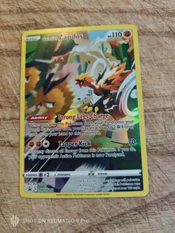 Pokemon Galarian Zapdos Full Art SWSH283 Black Star Promo Card 820650851940 - Image 1