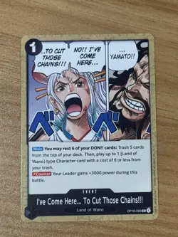I've Come Here...To Cut Those Chains!!! OP16-099 The Time of Battle One Piece NM - Image 1