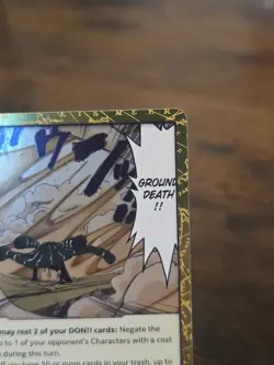 One Piece TCG - OP-14-096 Ground Death Rare English Holo Foil Card - Image 3