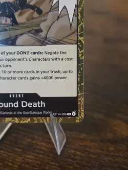 One Piece TCG - OP-14-096 Ground Death Rare English Holo Foil Card - Image 4