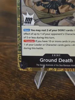 One Piece TCG - OP-14-096 Ground Death Rare English Holo Foil Card - Image 5