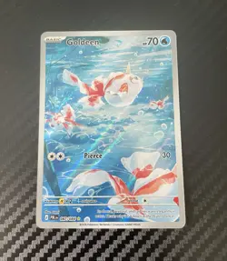 Pokemon TCG Goldeen Illustration Rare 087/084 Pitch Black IR Near Mint - Image 1