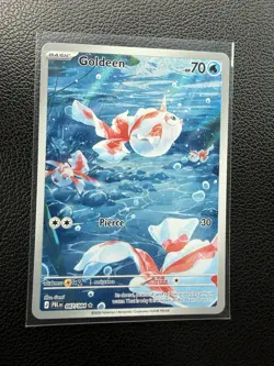 POKEMON TCG Pitch Black GOLDEEN IR Illustration Rare Card 087/084 ENGLISH - Image 1