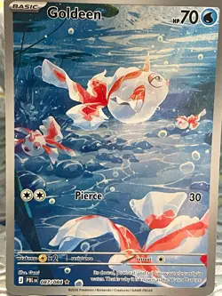 Goldeen 087/084 Pitch Black Illustration Rare Holo English Pokemon TCG - Image 1