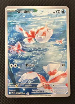 Pokemon TCG Goldeen 087/084 Pitch Black - Illustration Rare - NM - Image 1