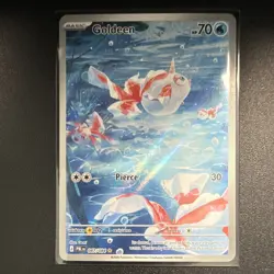 Pokemon TCG 087/084 Goldeen Illustration Rare Pitch Black - Image 1