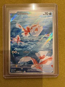 Pokemon TCG Pitch Black Goldeen 087/084 Illustration Rare IR Pack Fresh - Image 1