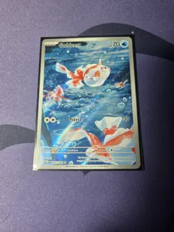 Pokemon TCG Goldeen 087/084 Pitch Black English IR Illustration Rare - Image 1