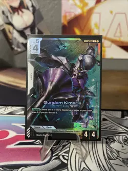GUNDAM CARD GAME - GUNDAM KIMARIS GD02-070 LR+ HOLO FOIL ENG DUAL IMPACT - Image 1