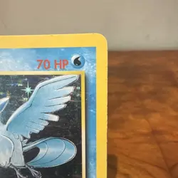 Articuno Fossil Holo Card 2/62 Rare Vintage WOTC Pokemon TCG Card MP - Image 3