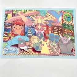Pokemon Center Osaka DX Opening Commemoration Clear Illustration Card Post Card - Image 3