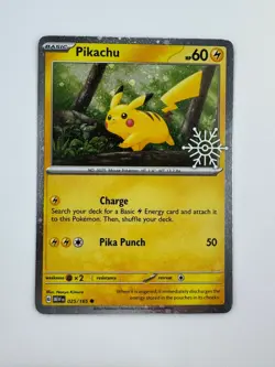 Pikachu (Holiday Calendar) | 025/165 | Miscellaneous Cards | Holo | NM - Image 1