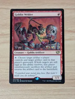 Goblin Welder Commander 2014 Card #177 MTG Near Mint Condition! - Image 1