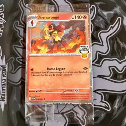 Pokemon Armarouge Best Buy Promo Card 012/084 - 2026 Pitch Black - Sealed - Image 1