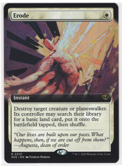 MTG Erode Secrets of Strixhaven SOS #310 rare Extended Art NM $SALE$! - Image 1