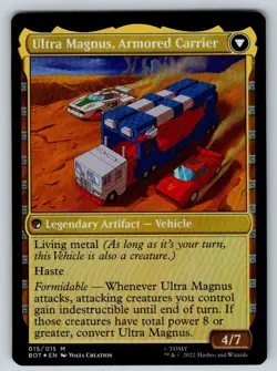 Ultra Magnus, Tactician 15 Universes Beyond: Transformers Foil LP - Image 2