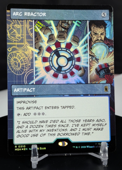 MTG Arc Reactor BORDERLESS FOIL NM Marvel Super Heroes MSH #310 Rare - Image 1