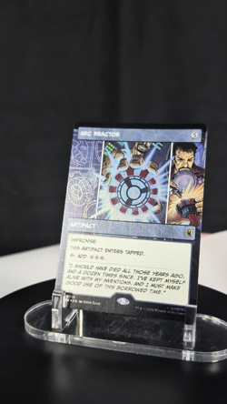MTG Arc Reactor BORDERLESS FOIL NM Marvel Super Heroes MSH #310 Rare - Image 2