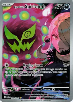 Cynthia's Spiritomb Holo Illustration Rare ME: Ascended Heroes 244/217 NM - Image 1
