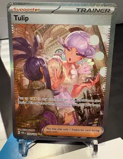 Pokemon TCG Tulip 259/182 SV04 Paradox Rift SIR Holo ENG - Image 1