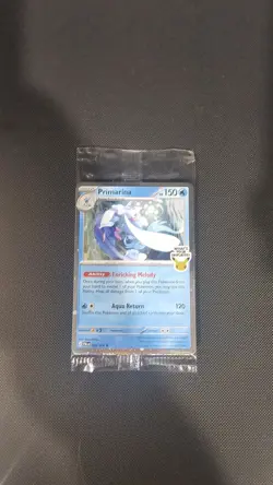 Pokemon Primarina 020/084 Sealed 30th Anniversary Promo Cosmos Holo - Image 2
