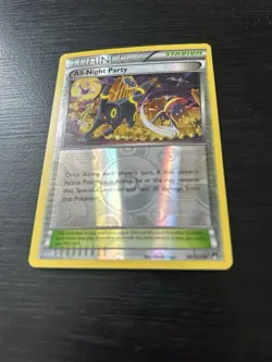 Pokemon TCG All Night Party XY Breakpoint 96/122 Reverse Holo Umbreon cameo - Image 2