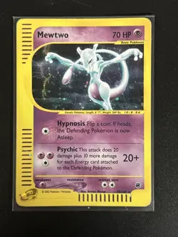 Pokemon Mewtwo 20/165 Expedition Base Set Holo - Image 1