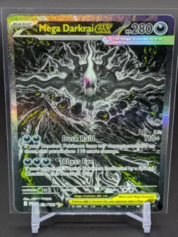 MEGA DARKRAI EX 116/084 - Pokemon Pitch Black Holo NM - - Image 1