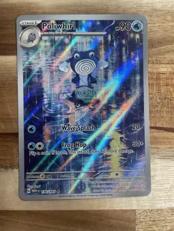 Pokemon TCG Poliwhirl Full Art 176/165 - Image 1