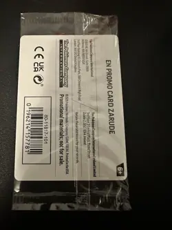 Zarude Pitch Black Promo GameStop NEW SEALED FREE SHIPPING - Image 2