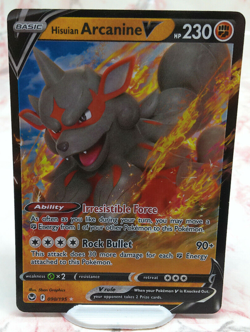 Pokemon - Hisuian Arcanine V 090/195 Ultra Rare Silver Tempest - NM - Image 1