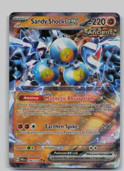 Sandy Shocks ex 056/131 Holo Double Rare Prismatic Evolutions Pokemon Holo NM - Image 1