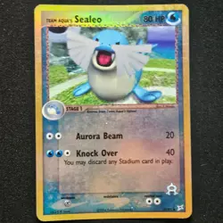 Pokemon TEAM AQUA'S SEALEO 31/95 TEAM MAGMA VS TEAM AQUA Reverse Holo - Image 1