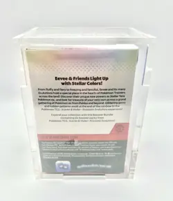 Pokemon Scarlet And Violet Prismatic Evolutions Booster Bundle + Acrylic Case - Image 2