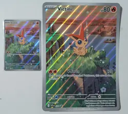 SVP 208 Victini Standard & Oversize Promo Cards Pokemon TCG - Image 2