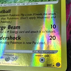 Pokemon TCG Voltorb (Shiny) SH3 Stormfront Reverse Holo Rare English 2008 - Image 4