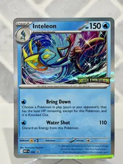 Pokemon Inteleon Mega Evolution Stamp Black Star Promo 002 NM/M - Image 1