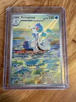 Pokemon TCG Primarina 088/084 Me05: Pitch Black Holo Illustration Rare - Image 1